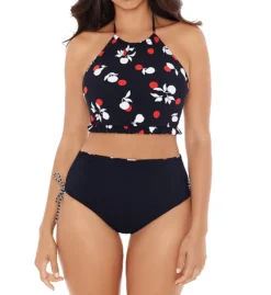 Skinny Dippers Fruiti Tutti Baby Doll Ruffle Crop Swim Top 6533342 -Pour Moi Bikinis Shop skinny dippers skdp01 6533342 cs2