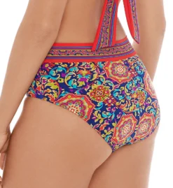 Skinny Dippers Palais Sophie Banded High Waist Swim Bottom 6533385 -Pour Moi Bikinis Shop skinny dippers skdp01 6533385 bs