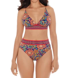 Skinny Dippers Palais Sophie Banded High Waist Swim Bottom 6533385 -Pour Moi Bikinis Shop skinny dippers skdp01 6533385 cs1