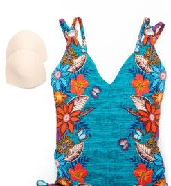 Skinny Dippers Bamboo Shape Shifter V-Neck One Piece Swimsuit 6533391 -Pour Moi Bikinis Shop skinny dippers skdp01 6533391 cs5