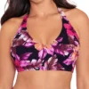 Skinny Dippers Mowie Peppermint Plunge Halter Swim Top 6540355