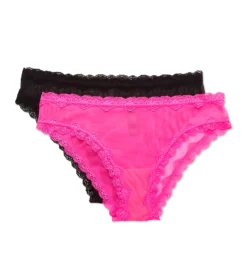 Smart And Sexy Lace Trim Cheeky Panty - 2 Pack SA1377 -Pour Moi Bikinis Shop smart and sexy ssxy01 sa1377 cs2