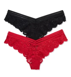 Smart And Sexy Signature Lace Brazilian Panty - 2 Pack SA1392 -Pour Moi Bikinis Shop smart and sexy ssxy01 sa1392 cs6