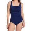 Speedo Active Adjustable Shirred Tank One Piece Swimsuit 8002712