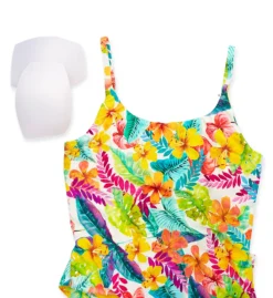Sunsets Tropical Adventure Tide Pool One Piece Swimsuit 129TA -Pour Moi Bikinis Shop sunsets suns01 129ta cs6