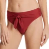 Sunsets Tuscan Red Tessa Tie High Rise Swim Bottom 29BTR -Pour Moi Bikinis Shop sunsets suns01 29btr gs