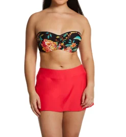 Sunsets Geranium Sporty Skirt Swim Bottom 40BG -Pour Moi Bikinis Shop sunsets suns01 40bg cs3