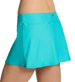 Sunsets Seaside Aqua Sporty Skirt Swim Bottom 40BSA -Pour Moi Bikinis Shop sunsets suns01 40bsa bs