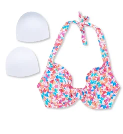 Sunsets Confetti Muse Halter Underwire Swim Top 51CF -Pour Moi Bikinis Shop sunsets suns01 51cf cs6