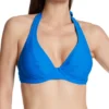 Sunsets Electric Blue Muse Halter Swim Top 51EB -Pour Moi Bikinis Shop sunsets suns01 51eb gs