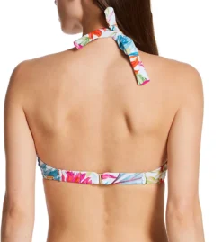 Sunsets Tropical Breeze Muse Halter Swim Top 51TB -Pour Moi Bikinis Shop sunsets suns01 51tb bs