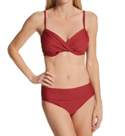 Sunsets Tuscan Red Crossroads Underwire Swim Top 52TR -Pour Moi Bikinis Shop sunsets suns01 52tr cs3