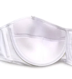 Sunsets White Iconic Twist Bandeau Swim Top 55W -Pour Moi Bikinis Shop sunsets suns01 55w cs6