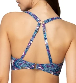 Sunsets Regatta Paisley Taylor Bralette Swim Top 56RP -Pour Moi Bikinis Shop sunsets suns01 56rp cs1