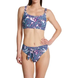 Sunsets Regatta Paisley Taylor Bralette Swim Top 56RP -Pour Moi Bikinis Shop sunsets suns01 56rp cs2