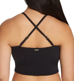 Sunsets Black Waverly Bandeau Swim Top 66T -Pour Moi Bikinis Shop sunsets suns01 66t cs1