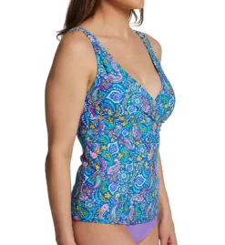 Sunsets Persian Sky Elsie Tankini Swim Top 738PSK -Pour Moi Bikinis Shop sunsets suns01 738psk fs