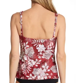 Sunsets Hawaiian Hideaway Taylor Tankini Swim Top 75HWH -Pour Moi Bikinis Shop sunsets suns01 75hwh bs