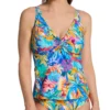 Sunsets Alegria Forever Twist Front Tankini Swim Top 77AL