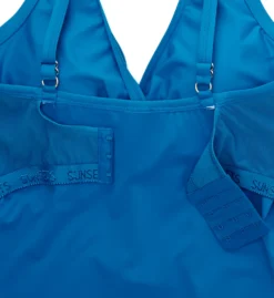Sunsets Electric Blue Forever Tankini Swim Top 77EB -Pour Moi Bikinis Shop sunsets suns01 77eb cs4