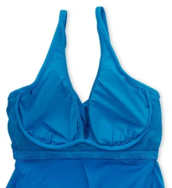 Sunsets Electric Blue Forever Tankini Swim Top 77EB -Pour Moi Bikinis Shop sunsets suns01 77eb cs5