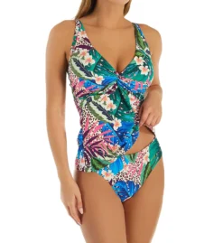 Sunsets Island Safari Forever Tankini Swim Top 77IS -Pour Moi Bikinis Shop sunsets suns01 77is cs1