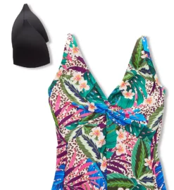 Sunsets Island Safari Forever Tankini Swim Top 77IS -Pour Moi Bikinis Shop sunsets suns01 77is cs2