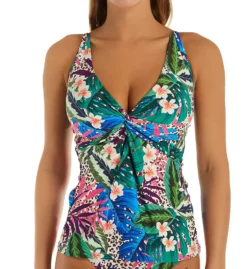 Sunsets Island Safari Forever Tankini Swim Top 77IS -Pour Moi Bikinis Shop sunsets suns01 77is fs