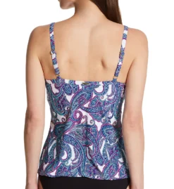 Sunsets Regatta Paisley Forever Tankini Swim Top 77RP -Pour Moi Bikinis Shop sunsets suns01 77rp bs