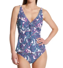 Sunsets Regatta Paisley Forever Tankini Swim Top 77RP -Pour Moi Bikinis Shop sunsets suns01 77rp cs1