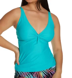 Sunsets Seaside Aqua Forever Tankini Swim Top 77SA