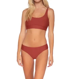 Swim Systems Canyon Clay Hazel Hipster Swim Bottom B310CC -Pour Moi Bikinis Shop swim systems swim01 b310cc cs1