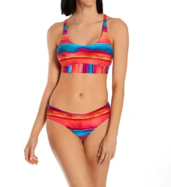 Swim Systems Mojave Mirage Hazel Reversible Hipster Swim Bottom B310MM -Pour Moi Bikinis Shop swim systems swim01 b310mm cs2