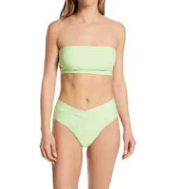Swim Systems Cucumber Jade V-Front Swim Bottom B374C -Pour Moi Bikinis Shop swim systems swim01 b374c cs2