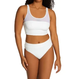 Swim Systems Coconut Hermosa High Waist Swim Bottom B376C -Pour Moi Bikinis Shop swim systems swim01 b376c cs1