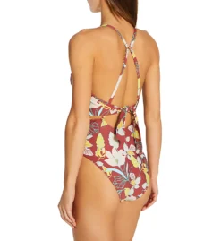 Swim Systems Desert Blooms Jane One Piece Swimsuit P116DB -Pour Moi Bikinis Shop swim systems swim01 p116db cs1