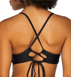 Swim Systems Black Maya Underwire Swim Top T516B -Pour Moi Bikinis Shop swim systems swim01 t516b bs