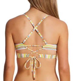Swim Systems The Line Up Bailey Bandeau Swim Top T522LU -Pour Moi Bikinis Shop swim systems swim01 t522lu cs1