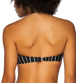 Swim Systems Black Sand Bridget Bandeau Swim Top T525BS -Pour Moi Bikinis Shop swim systems swim01 t525bs bs
