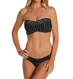 Swim Systems Black Sand Bridget Bandeau Swim Top T525BS -Pour Moi Bikinis Shop swim systems swim01 t525bs cs2