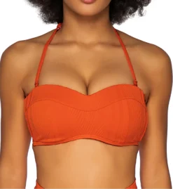 Swim Systems Lava Bridget Bandeau Swim Top T525L -Pour Moi Bikinis Shop swim systems swim01 t525l fs