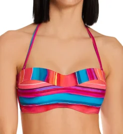 Swim Systems Mojave Mirage Bridget Bandeau Swim Top T525MM -Pour Moi Bikinis Shop swim systems swim01 t525mm fs
