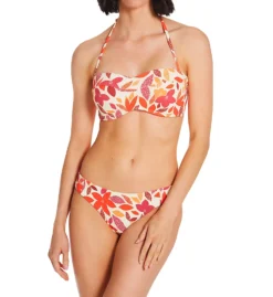 Swim Systems Pressed Petals Bridget Bandeau Swim Top T525PP -Pour Moi Bikinis Shop swim systems swim01 t525pp cs2