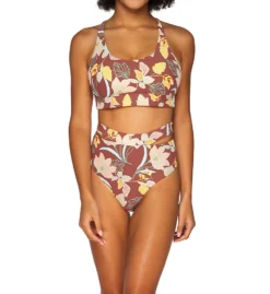 Swim Systems Desert Blooms Teagan Tank Swim Top T532DB -Pour Moi Bikinis Shop swim systems swim01 t532db cs2