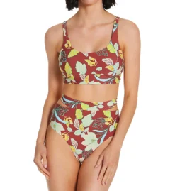 Swim Systems Desert Blooms Teagan Tank Swim Top T532DB -Pour Moi Bikinis Shop swim systems swim01 t532db cs4