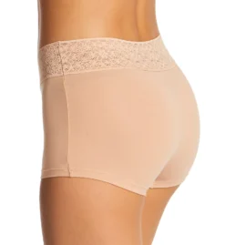 Tommy John Cool Cotton Lace Waist Boyshort Panty 1002536 -Pour Moi Bikinis Shop tommy john tj01 1002536 bs