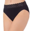 Vanity Fair Flattering Lace Cotton Stretch Hi-Cut Brief Panty 13395 -Pour Moi Bikinis Shop vanity fair vf001 13395 gs