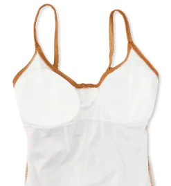 Vince Camuto Gold Shimmer Cinch Front V-Neck One Piece Swimsuit V02731 -Pour Moi Bikinis Shop vince camuto vc01 v02731 cs5