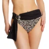 Vince Camuto Tanzania Cheetah Logo Ring Belted Swim Bottom V04690 -Pour Moi Bikinis Shop vince camuto vc01 v04690 gs