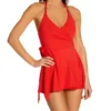 Vince Camuto Sanremo Shades Halter V-neck One Piece Swimsuit V44699 -Pour Moi Bikinis Shop vince camuto vc01 v44699 gs